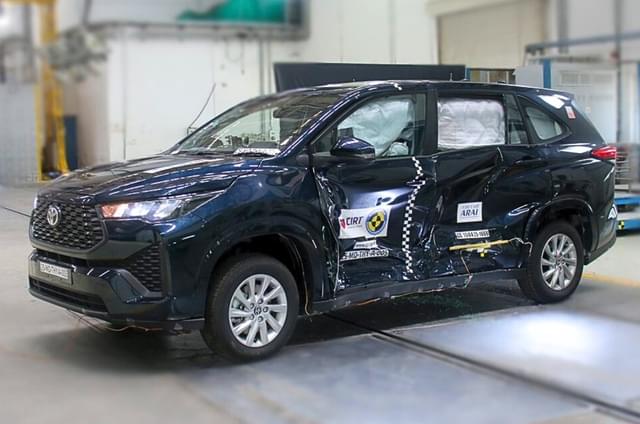 Bharat NCAP has tested both petrol and hybrid variants; ratings apply to entire lineup.  Image - 19035
